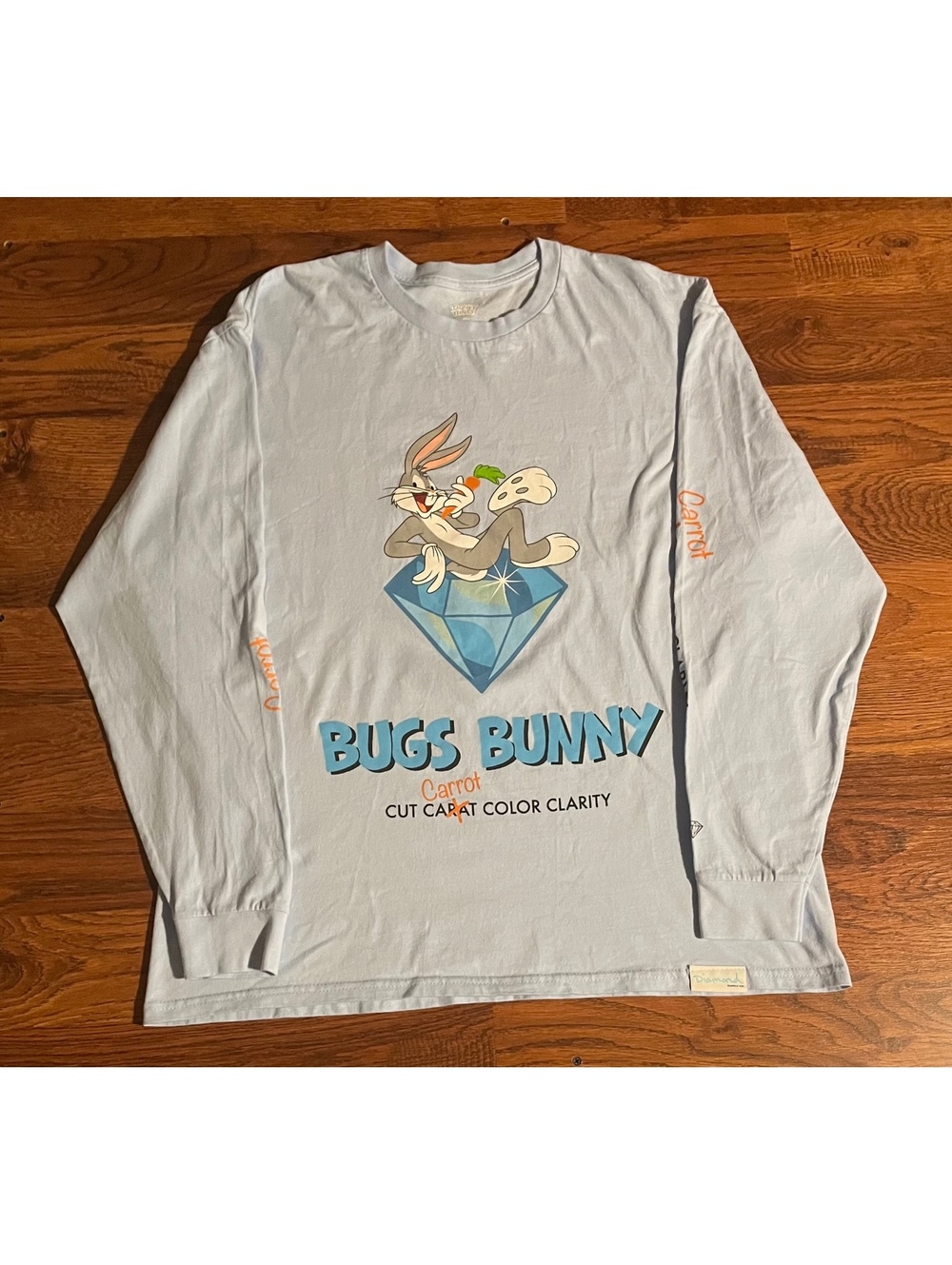 Diamond Supply Co. x Looney Tunes Bugs Bunny Long Sleeve TSh